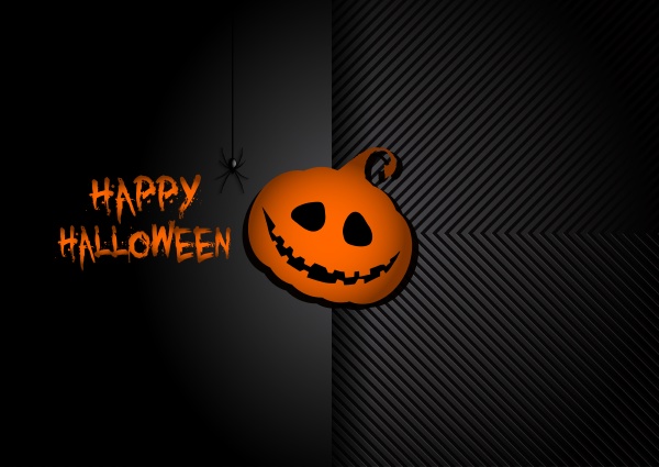 hallowen background with pumpkin jack