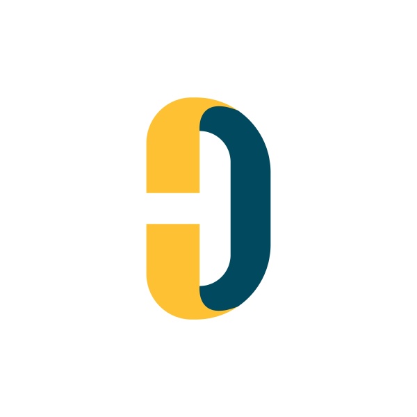 hd letter icon vector design