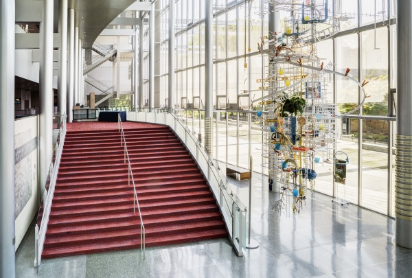 light and airy atrium of a