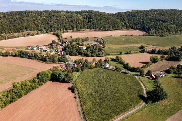 the village of markershausen in hesse