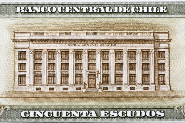 chilean central bank building from money