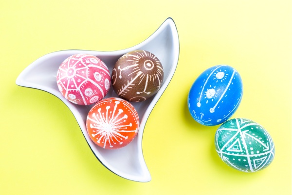handmade easter eggs