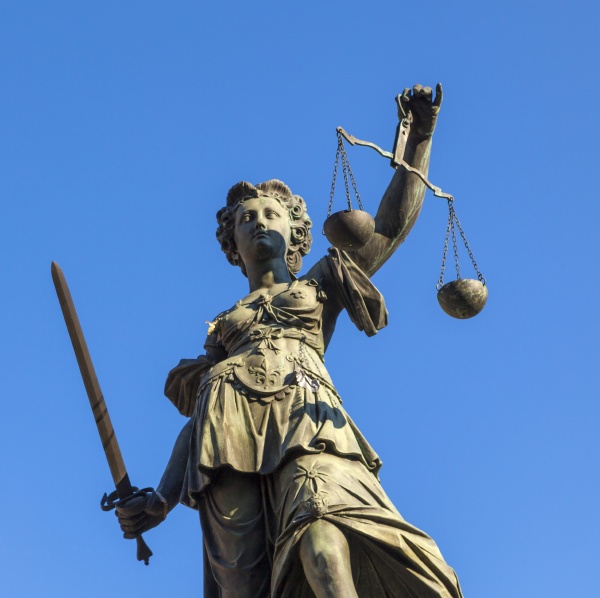 statue of lady justice in front