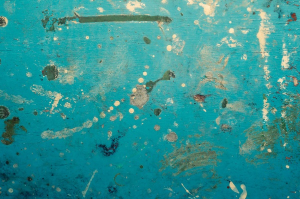 abstract grunge blue background with paint