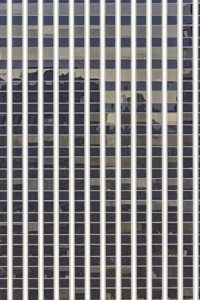 facade of futuristic skyscraper with glass