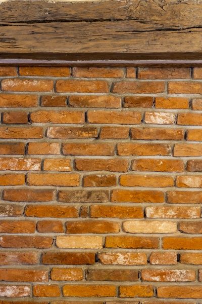 old brick wall in czech republic