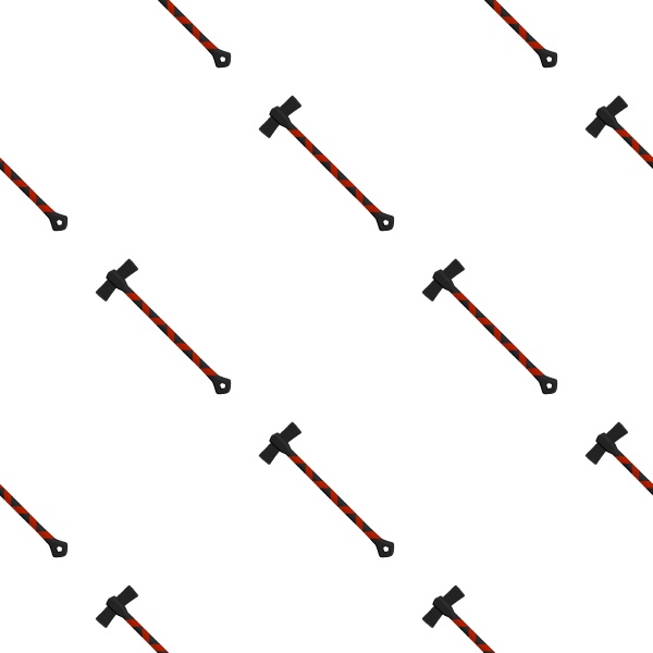 illustration on theme pattern steel axes