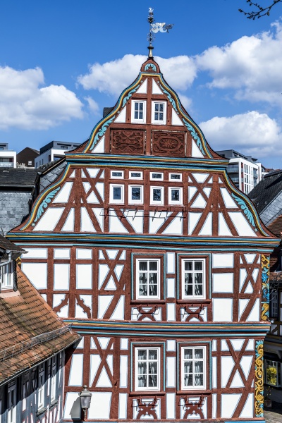 half timbered houses in idstein