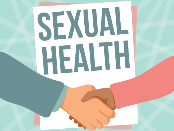 text sign showing sexual health