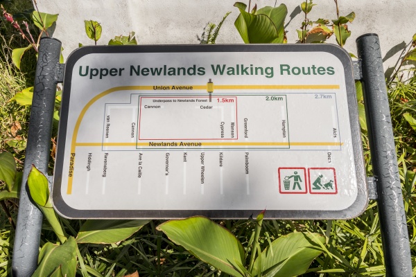 upper newlands walking routes street road
