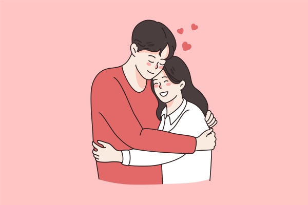 love tenderness and romantic feelings concept