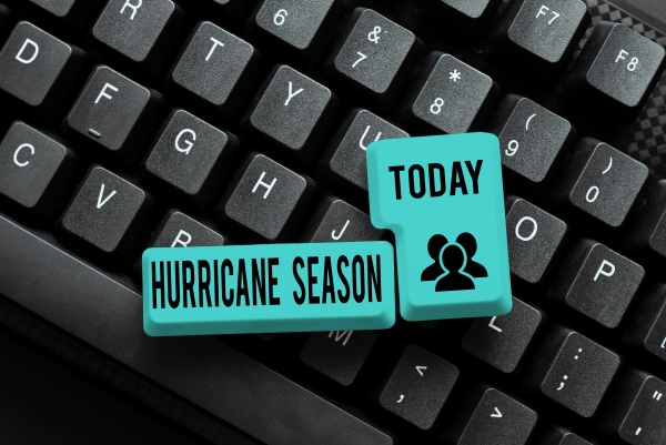 handwriting text hurricane season word