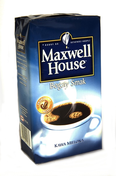 maxwell house coffee on a