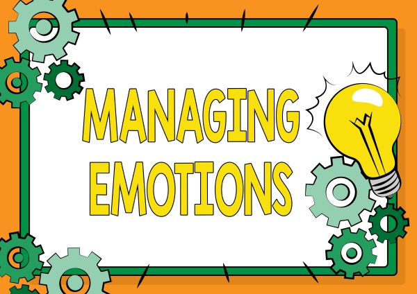 writing displaying text managing emotions