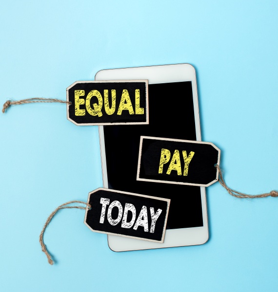 inspiration showing sign equal pay