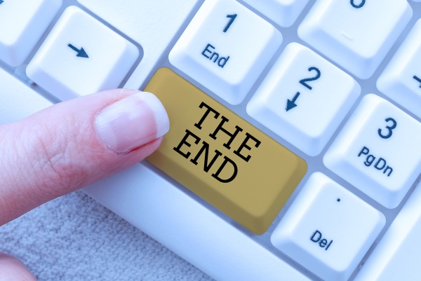 conceptual-caption-the-end-word-for-final-part-of-stock-image