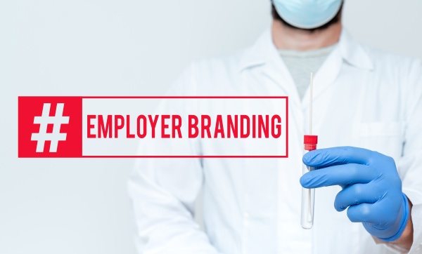 conceptual display employer branding business