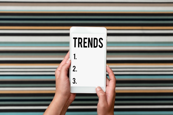 writing displaying text trends business