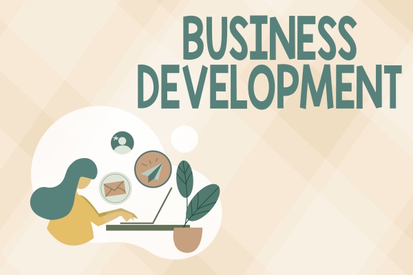 handwriting text business development business