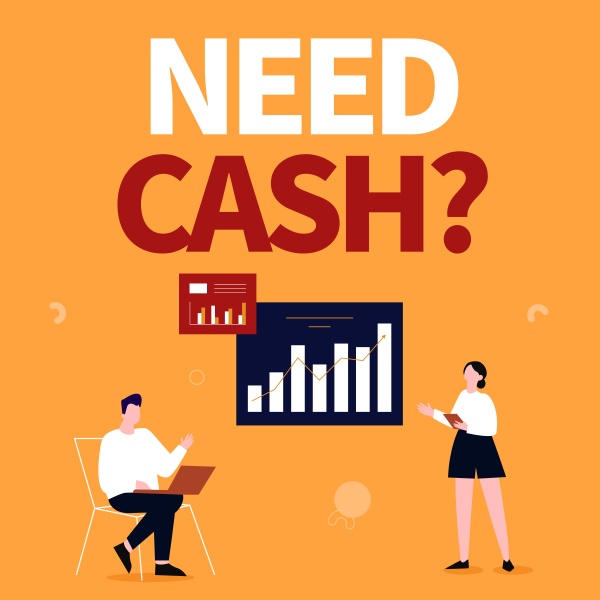 inspiration showing sign need cash question
