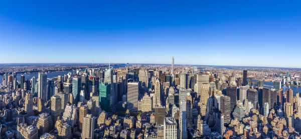 specular skyline view of new york
