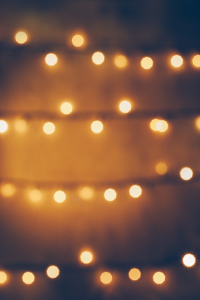 vintage background of christmas lights