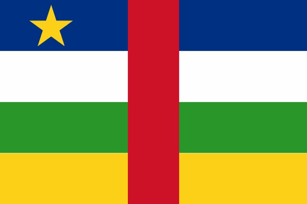 the central african republic flag