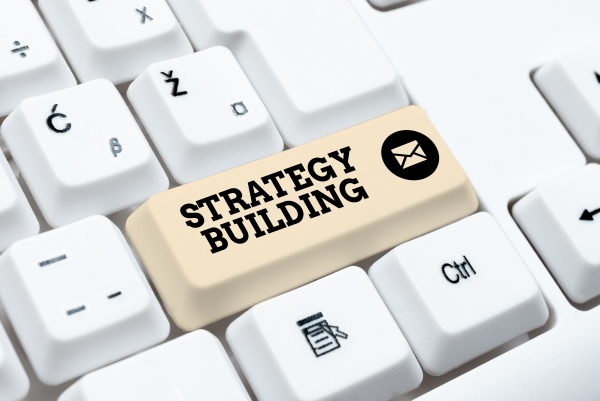 writing displaying text strategy building