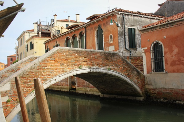 venice canal and bridge della maddalena
