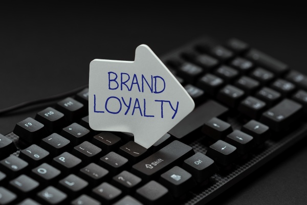 writing displaying text brand loyalty