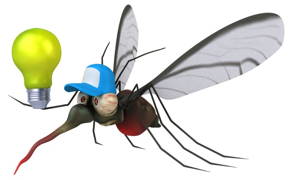 mosquito 3d illustration