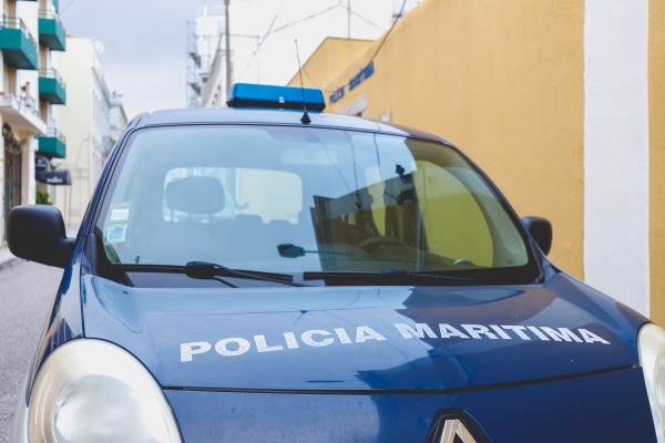 maritime police car in figueira da