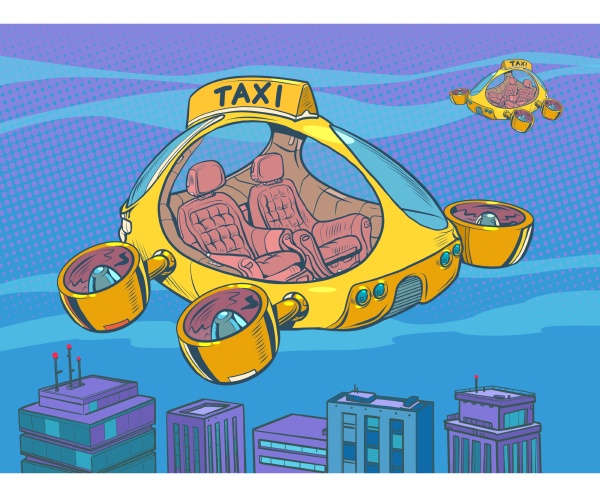 drone air taxi autopilot city