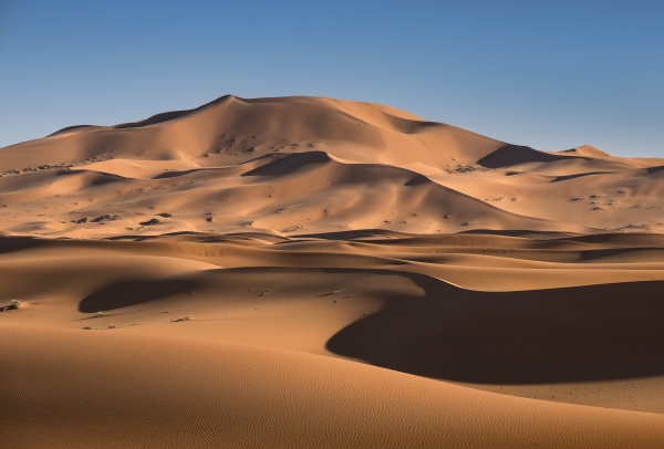 sand dunes in the erg chebbi