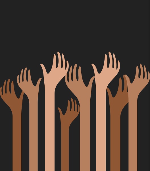human rights poster voting symbol