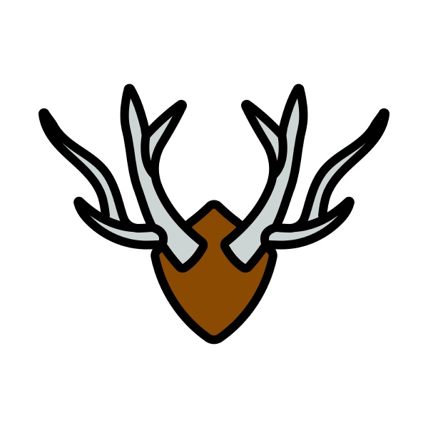 icon of deer s antlers
