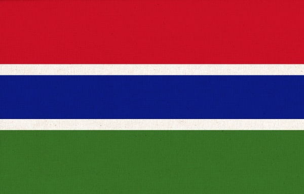 flag of gambia national gambian