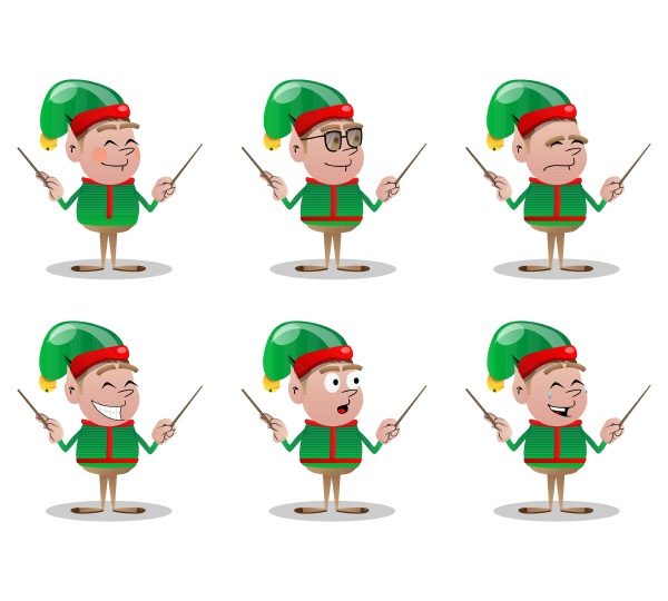 christmas elf orchestra conductor