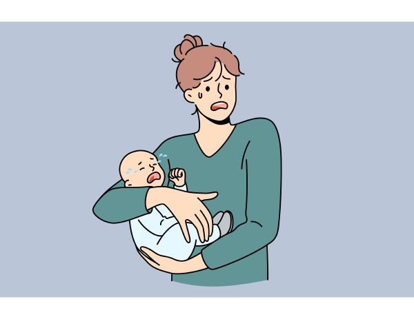 motherhood problems and stress concept