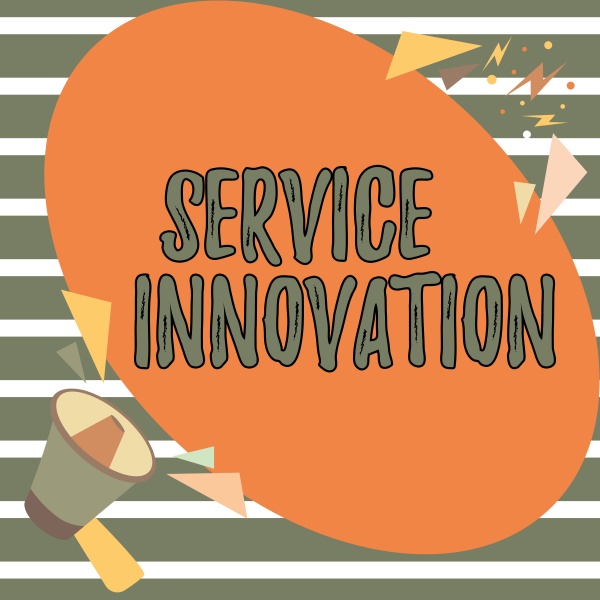 text caption presenting service innovation