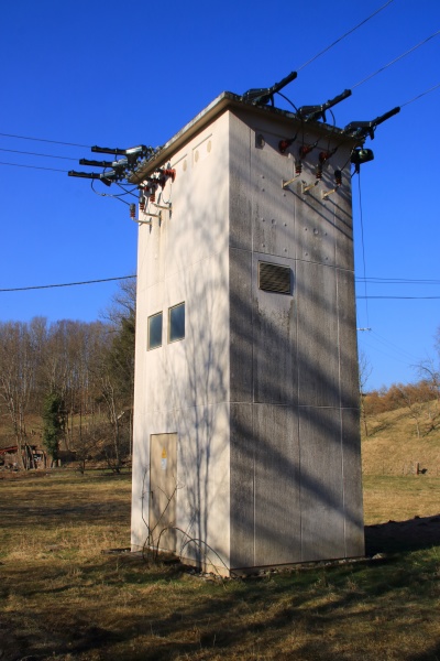 tower for distributing power to different