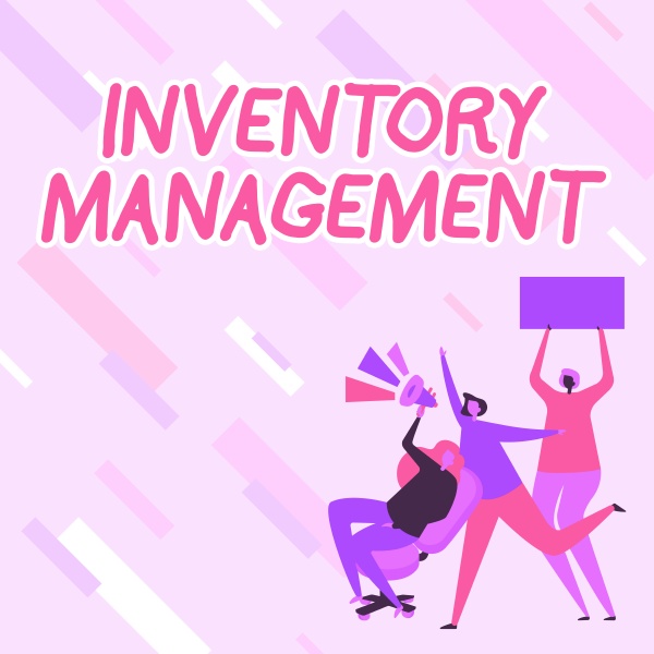 text caption presenting inventory management