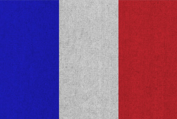 french flag of france texturised background