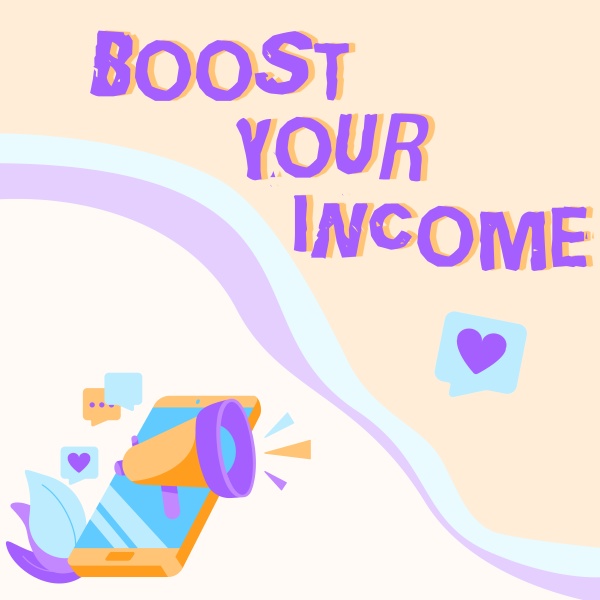 writing displaying text boost your income