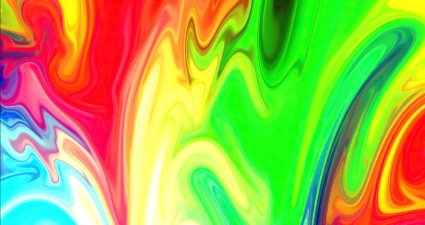 colorful paint mix with gradient vivid