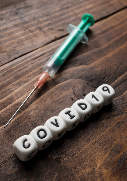 corona virus covid 19 vaccine text