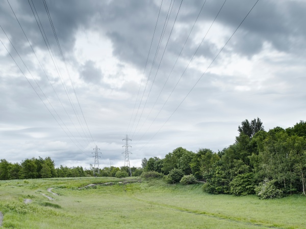 pylon in field manchester