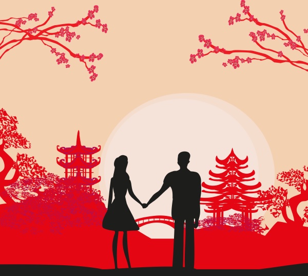 couple in love in china
