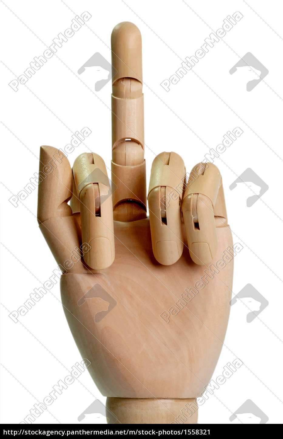 Middle finger - Stock Photo #1558321