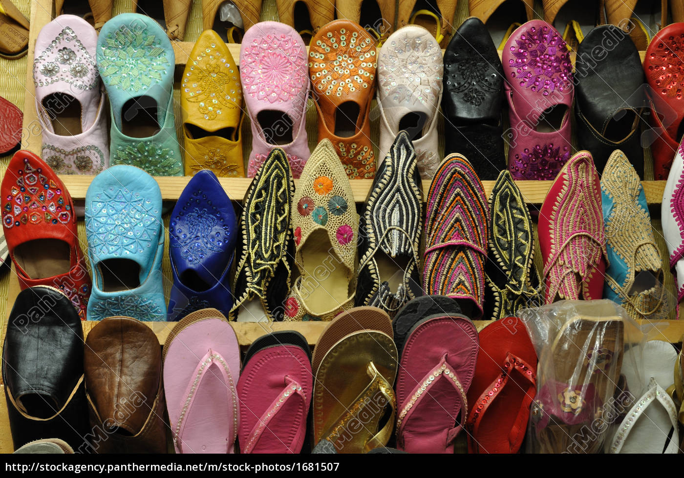 Traditional shoes in Morocco - Stock Photo #1681507 | PantherMedia ...